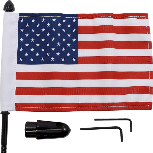 Pro Pad Flag Mount - Pinnacle Luggage Rack - 9" Pole - 6" X 9" Flag Brfm-Rdhb51In