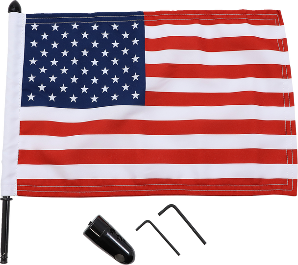 Pro Pad Flag Mount - Pinnacle Luggage Rack - 13" Pole - 10" X 15" Flag Brfm-Rdhb51In15