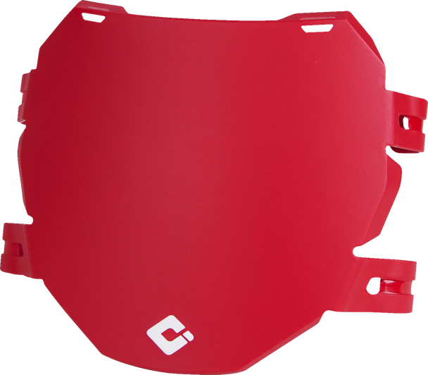 Odi Downhill Number Plate - Front - Aaron Gwin - Red D70Dp-R