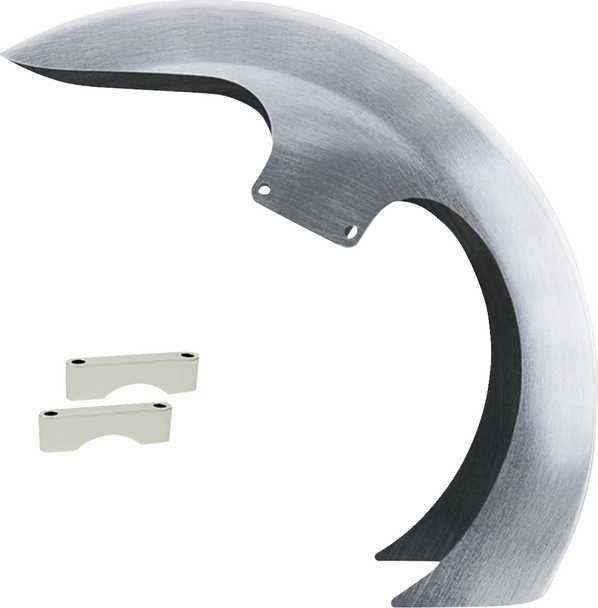 Paul Yaffe Bagger Nation Dei Front Fender - 21" Wheel - With Chrome Adapters Dei21-13E-C