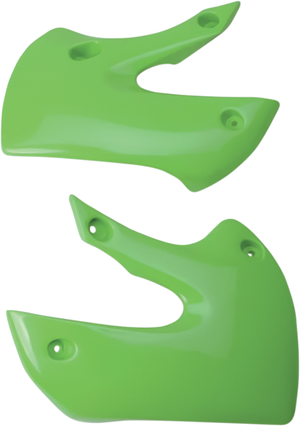 Ufo Radiator Shrouds - Green Ka03733-026