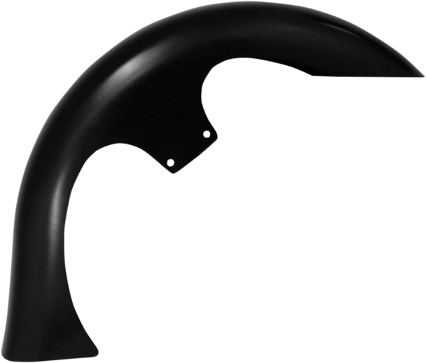 Klock Werks Slicer Front Fender Kit - For Raked Trees - Black - Steel - 23" Kwf-01-0247-2014