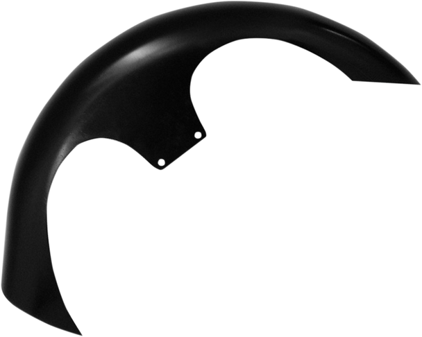 Klock Werks Shank Front Fender Kit - For Raked Trees - Black - Steel - 23" Kwf-01-0248-2014