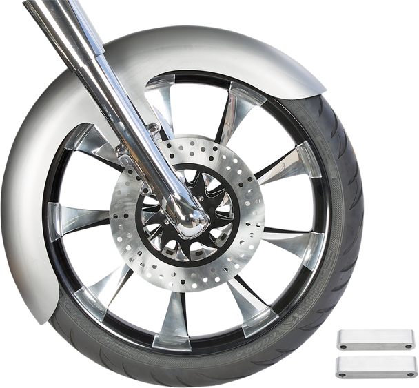 Russ Wernimont Designs Custom Dresser Front Fender For 21" Wheel - Steel - Ocf Style - 5.5" W X 45" L Rwd-50134