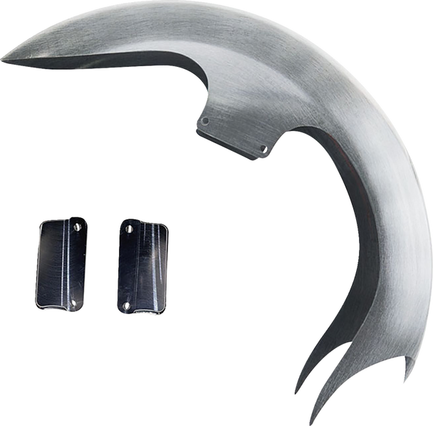 Paul Yaffe Bagger Nation Talon Front Fender - Oem - With Satin Adaptors - M8 Softail Talon-Oem-M8St-S