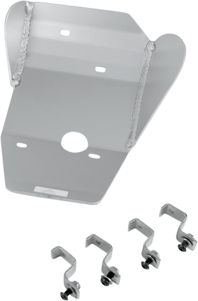 Moose Racing Skid Plate - Silver - Honda - Cr125 105