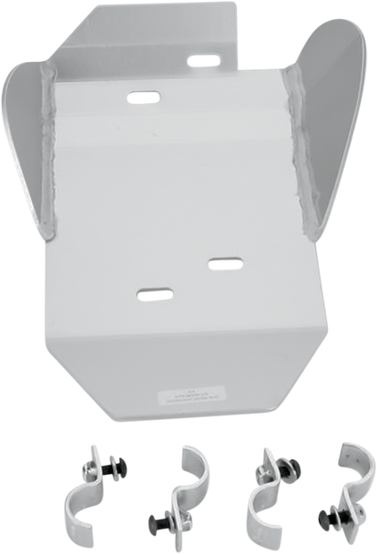 Moose Racing Skid Plate - Silver - Ktm 224