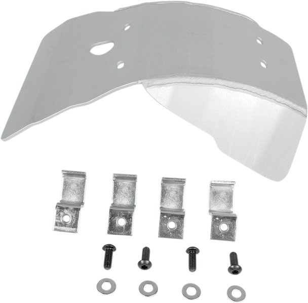 Moose Racing Skid Plate - Silver - Yamaha - Yz 125/125 X 421