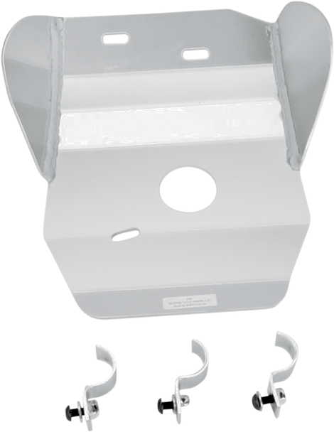 Moose Racing Skid Plate - Silver - Suzuki - Rm 250 448