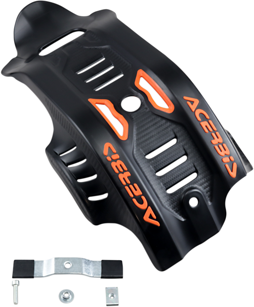 Acerbis Skid Plate - Black/'16 Orange - Husqvarna | Ktm 2733465229