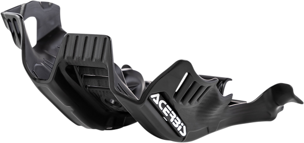 Acerbis Skid Plate - Black/White - Gas Gas | Husqvarna | Ktm 2736361007