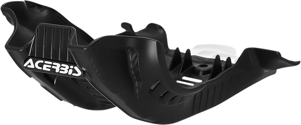 Acerbis Skid Plate - Black/White - Gas Gas | Husqvarna | Ktm 2791681007