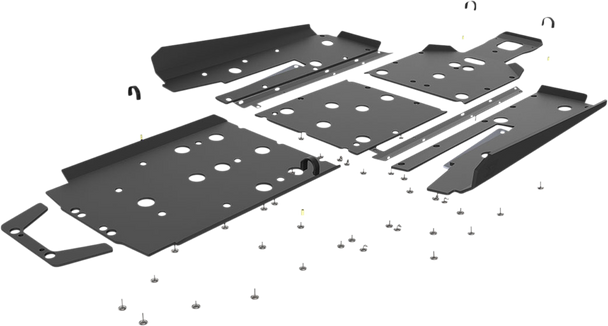 Seizmik Skid Plate - 2 Seat - Turbo 76-10166Kit