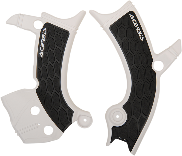 Acerbis X-Grip Frame Guards - White/Black - Yamaha 2689411035