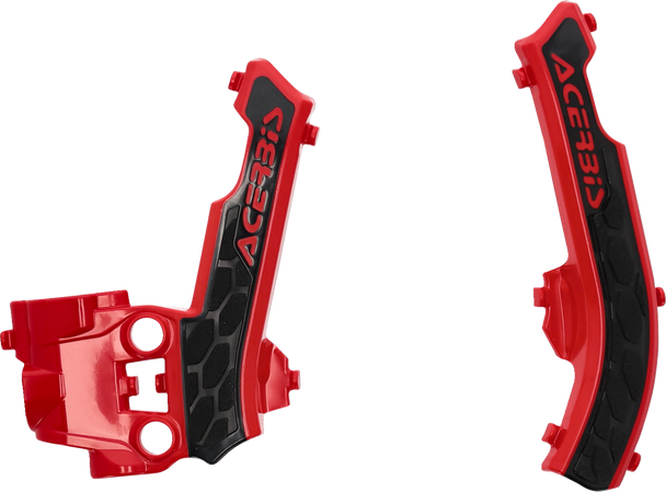 Acerbis X-Grip Frame Guards - Red/Black - Gas Gas | Husqvarna | Ktm 2979611018