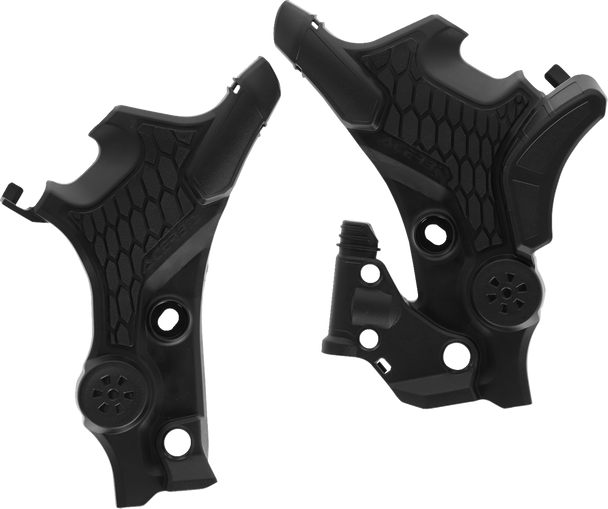 Acerbis X-Grip Frame Guards - Black/Gray - Honda - Transalp 2983661001 Acerbis X-Grip Frame Guards - Black/Gray - Honda - Transalp 2983661001