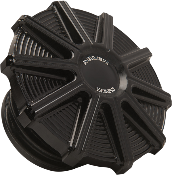 Arlen Ness Vented Gas Cap - 10 Gauge - Black 701-000 Arlen Ness Vented Gas Cap - 10 Gauge - Black 701-000