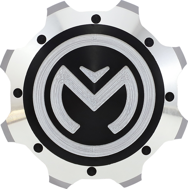 Moose Racing Gas Cap - Silver/Black - Polaris 100-4108-Pu Moose Racing Gas Cap - Silver/Black - Polaris 100-4108-Pu