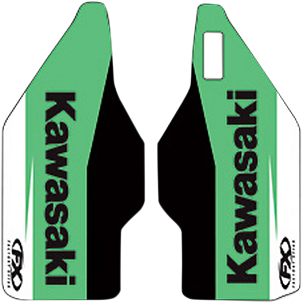 Factory Effex Fork Guard Graphic - Kawasaki Kx 19-40116
