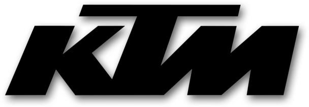 Factory Effex Die-Cut Decal - 1' - Ktm Black 19-94552