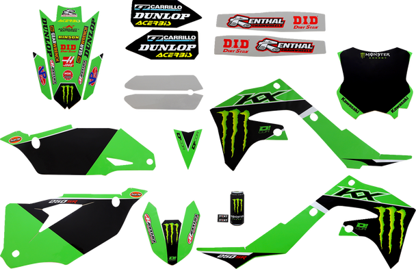 D'Cor Visuals Graphic Kit - Monster Energy 20-20-652