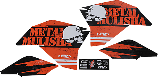 Factory Effex Metal Mulisha Graphic Kit - Ktm 23-11524