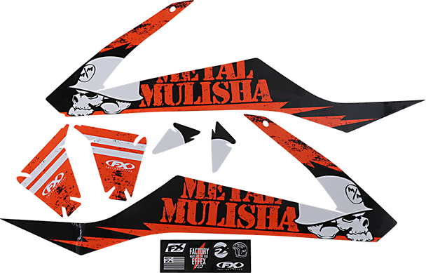 Factory Effex Metal Mulisha Graphic Kit - Ktm 23-11530