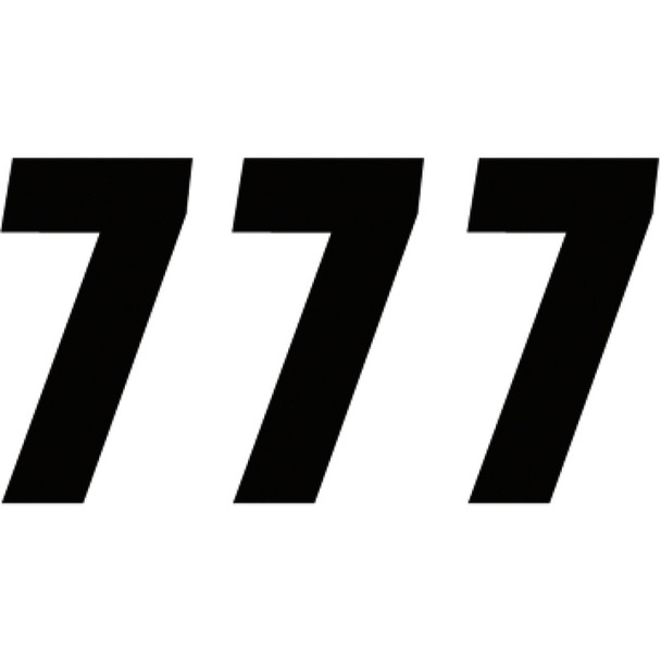 Factory Effex Fx Factory Number 7 - Black - 4" 08-90007