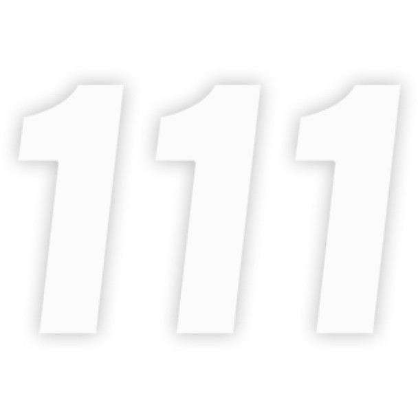 Factory Effex Fx Factory Number 1 - White - 4" 08-90011