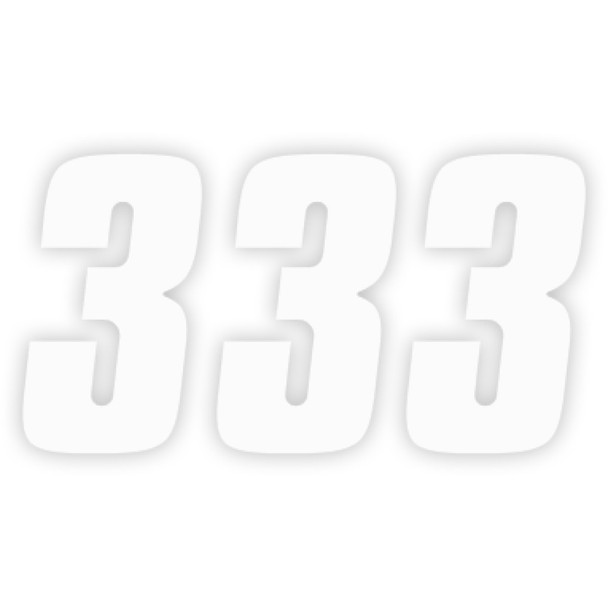 Factory Effex Fx Factory Number 3 - White - 6" 08-90053