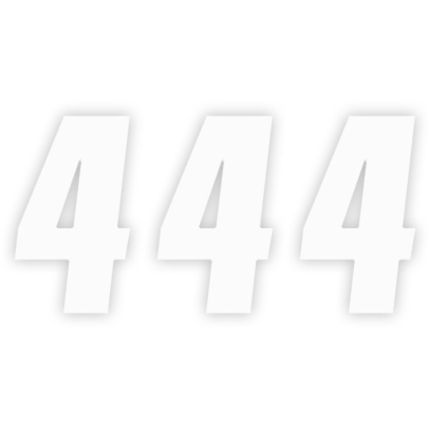 Factory Effex Fx Factory Number 4 - White - 6" 08-90054