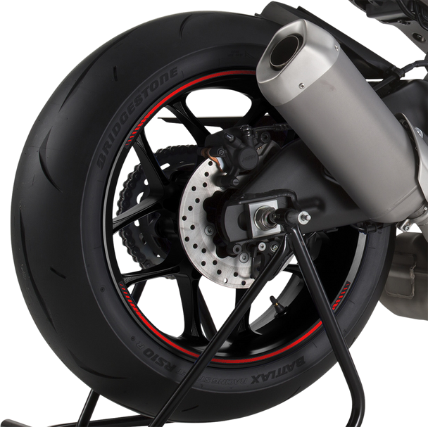 Puig Hi-Tech Parts Rim Strips - Red 8431R