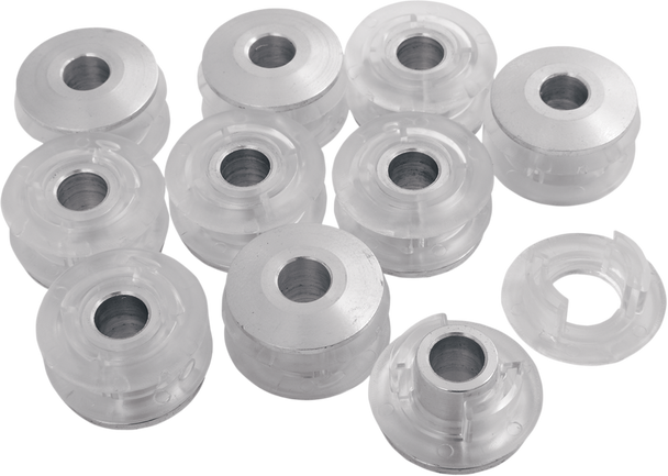 Alloy Art Tank Mounting Bushings And Inserts - Poly/Aluminum - 10-Pack Gt-T3
