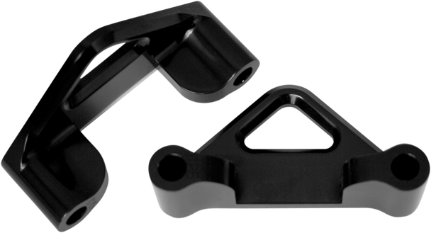 Accutronix Hot Legs/Bagger Legs Fender Spacers - Black - 1.25" Spacer - For 5-1/2" Width Fender Tfs41-Emf125B