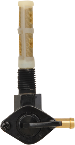 Drag Specialties Fuel Petcock - 90 - Gloss Black - 1/4" Npt