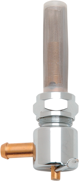 Drag Specialties Fuel Petcock - Rear Facing - Chrome