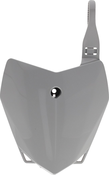 Acerbis Front Number Plate - Gray - Klx 110/110L 2780400011