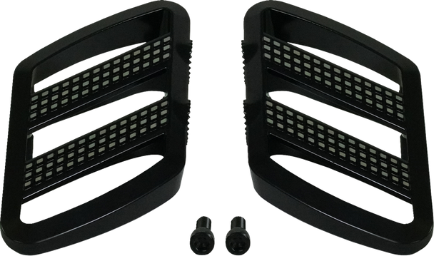 Show Chrome Combat Boards - Driver - Black W/ Contrast Cut - Ryker '19-'24 41-426