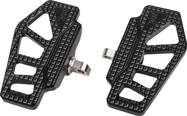 Thrashin Supply Co. Apex Mini Floorboards - Black Tsc-2217-1-D