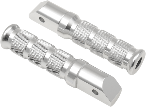 Rear Footpegs - Silver - Honda 50-11261