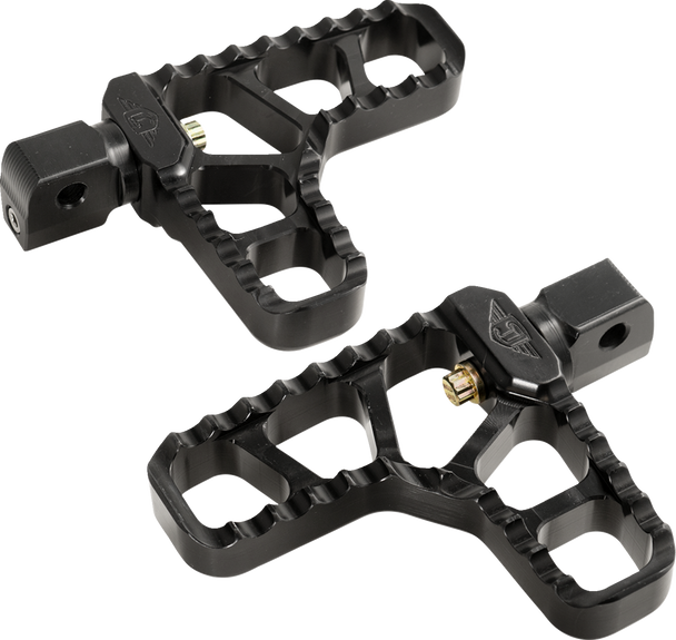 Serrated Heel Pegs - Black - Indian 08-62-8B