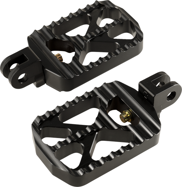 Bear Claw Footpegs - Black - Triumph 08-646-4B