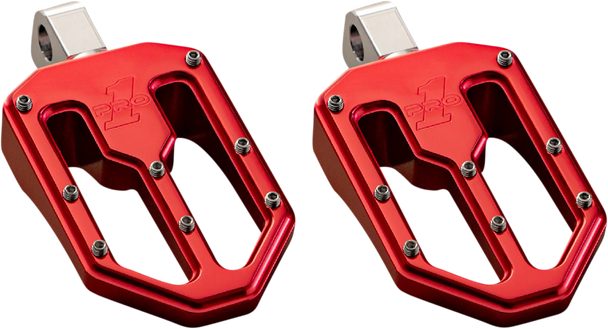 Pro-One Perf.Mfg. Moto V1 Peg - Male - Red 500751R