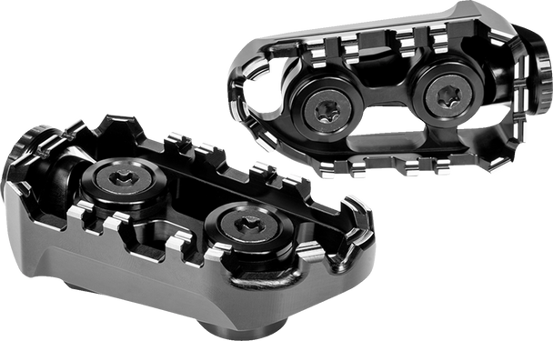 Tech-X Enduro Footpeg - Driver - Black Rgk-122-Uf35-Set-B