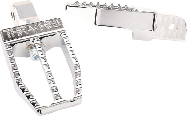 Militant Footpegs - Rear - Chrome Tsc-2019-3-Sr