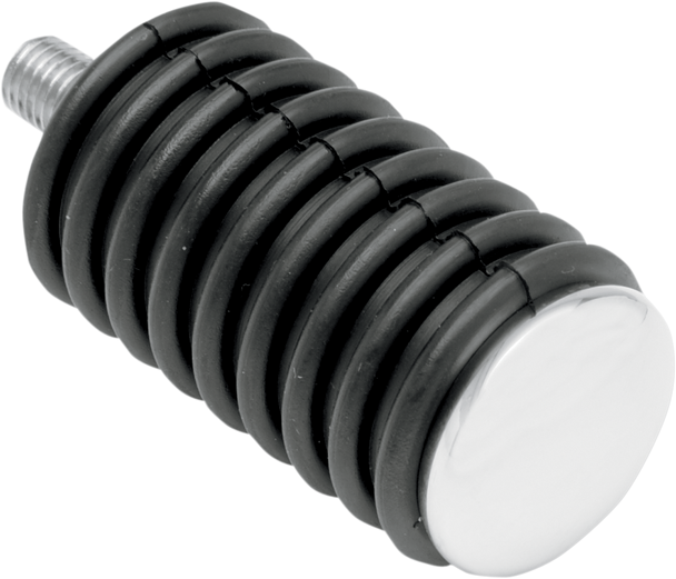 Drag Specialties Shift Pegs - Rubber - Chrome End