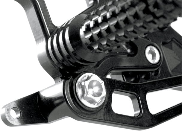 Vortex V2 Rearset - Black - Gsxr1000 Rs572K