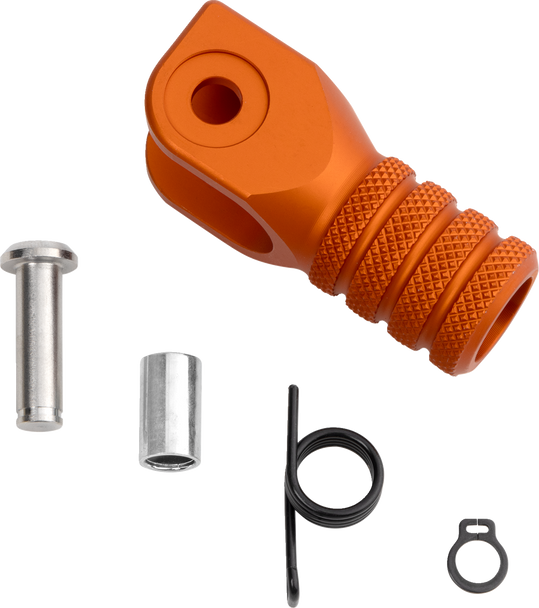 Knurled Shift Lever Tip - 0 Mm - Orange 81-0000-02-40