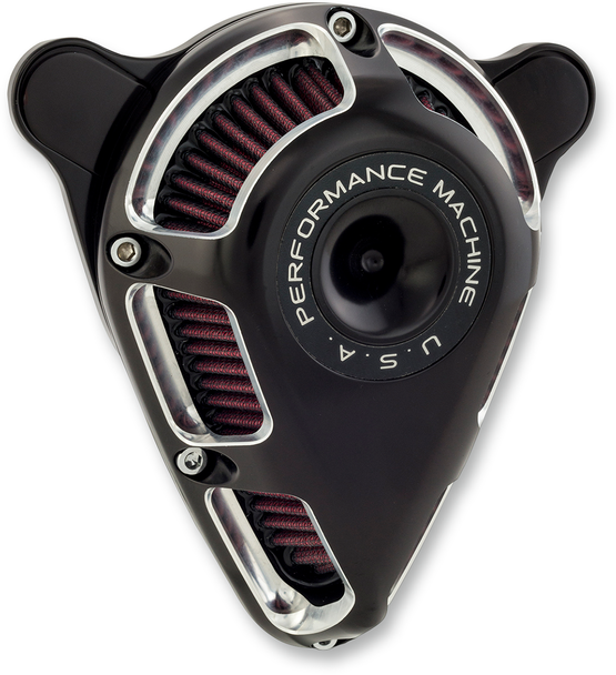 Performance Machine (Pm) Jet Air Cleaner Kit - Contrast Cut 0206-2114-Bm