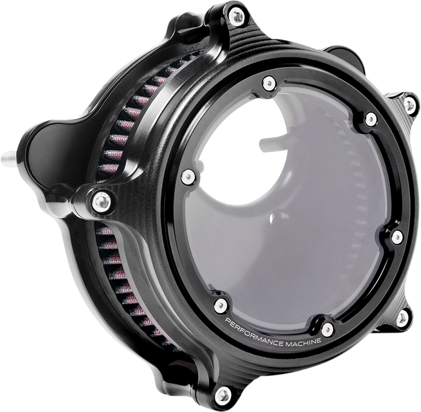 Performance Machine (Pm) Vision Air Cleaner - Black Ops 0206-2157-Smb